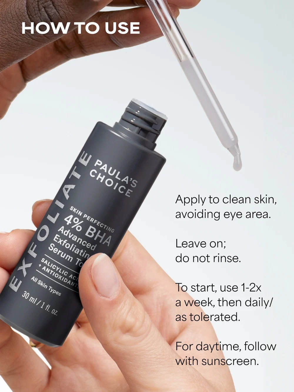 SKIN PERFECTING 4% BHA Advanced Exfoliating Serum Toner - Detail